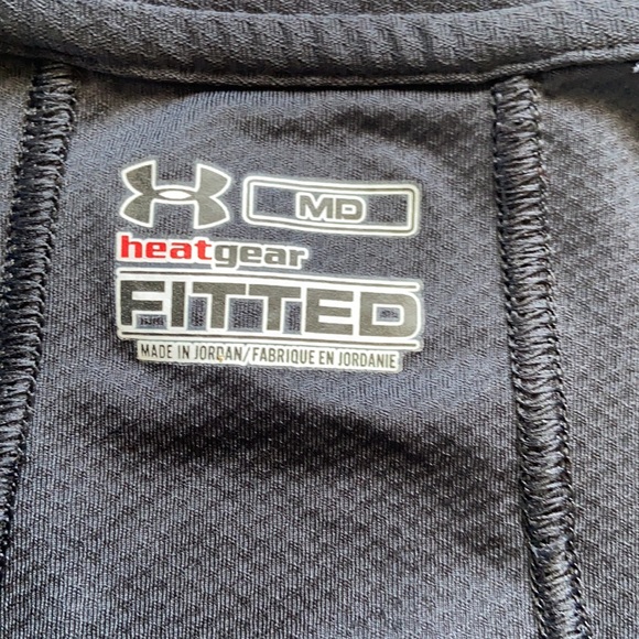 Under Armour Heatgear Fitted Tee - Picture 3 of 4